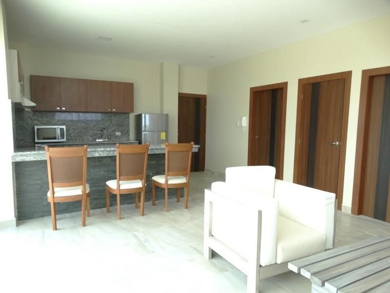 Kuchyň nebo kuchyňský kout v ubytování Hotel Marvento II
