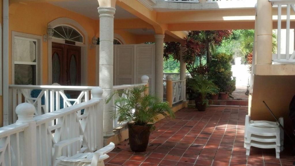 Balkón nebo terasa v ubytování Paradise Cove