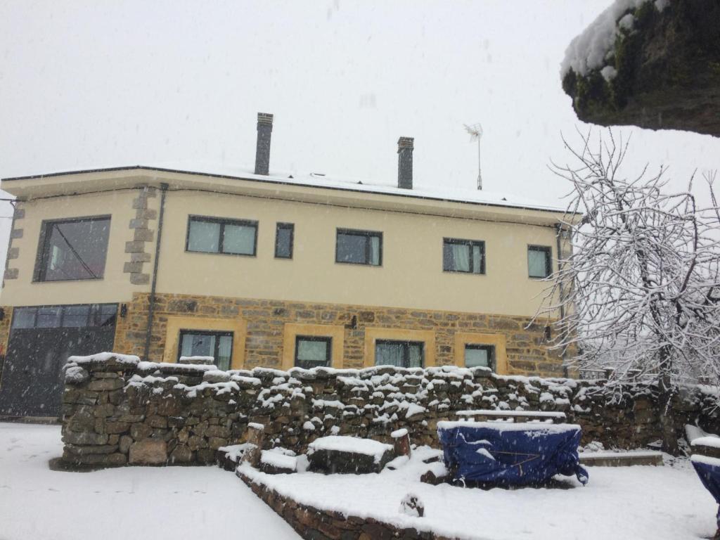 Casa la Devesa de Sanabria v zimě