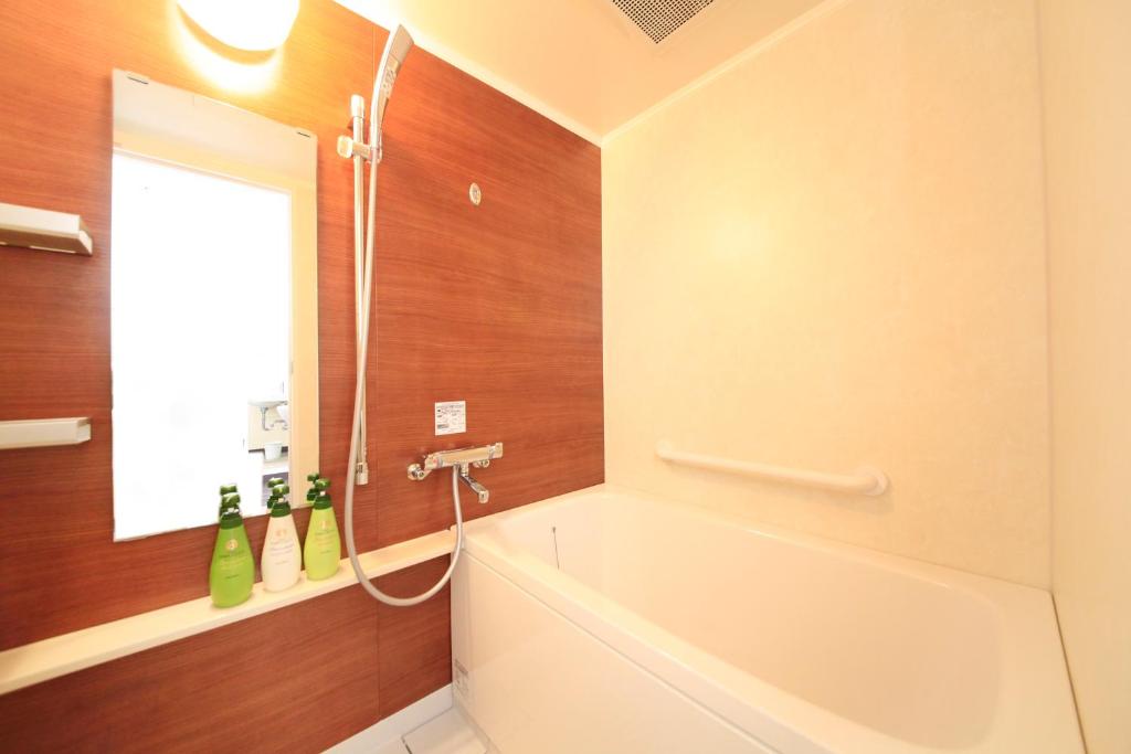 Koupelna v ubytování Hotel Lifetree Hitachinoushiku