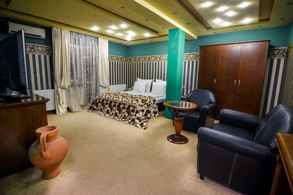 Posezení v ubytování Garni Hotel Garson-Lux NS
