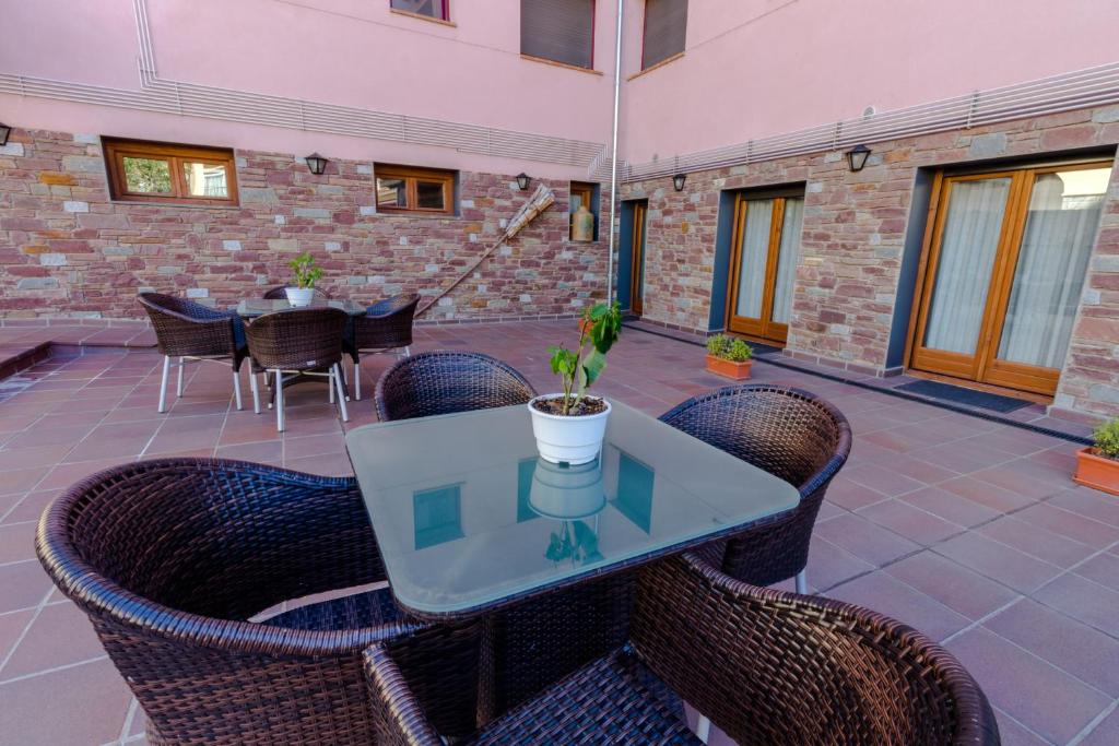 Patio nebo venkovní prostory v ubytování Hotel Flor De Neu