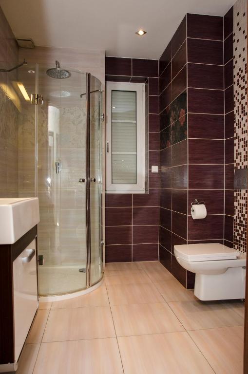 Kúpeľňa v ubytovaní Villa Hof