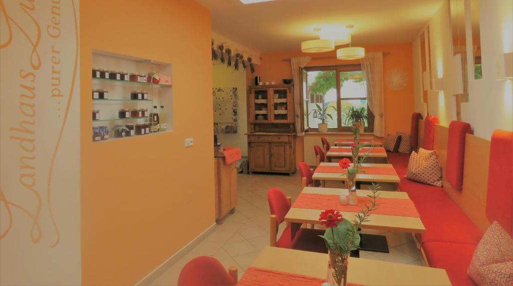 Posezení v ubytování Landhaus Luka