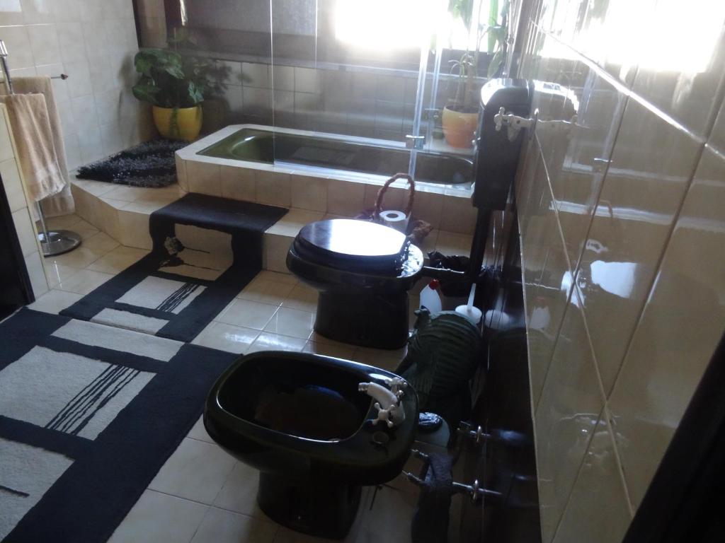 Koupelna v ubytování Casa Teresinha