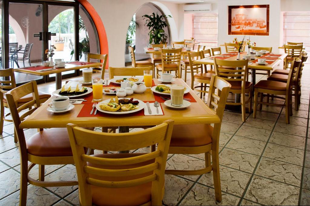 Restaurace v ubytování Hotel Veracruz Centro Histórico