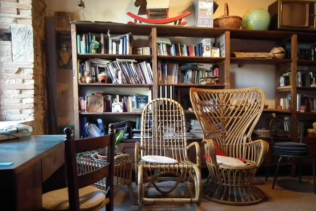 Knihovna v bed and breakfast