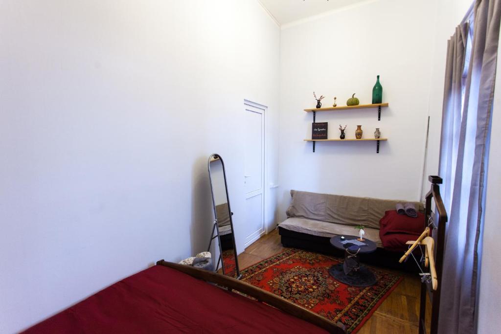Posezení v ubytování Namaste Hostel