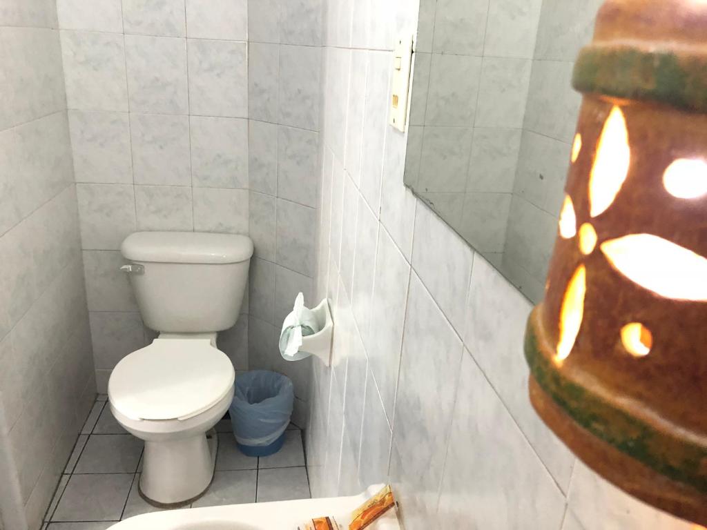 Koupelna v ubytování Hotel San Juan