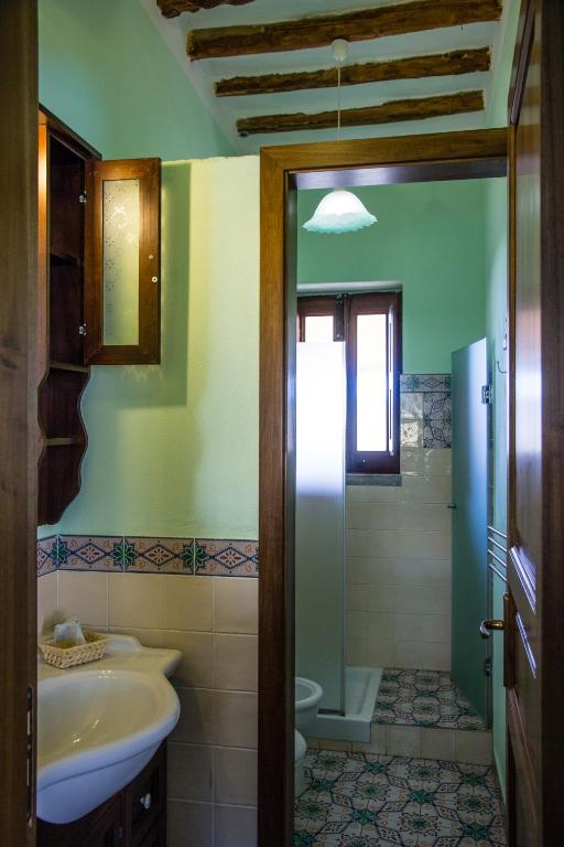 Koupelna v ubytování Hotel Arcangelo - Salina