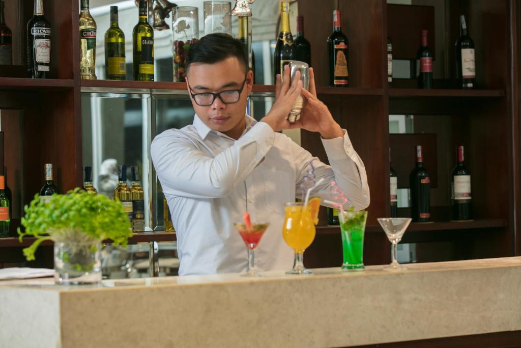 Nápoje v ubytování Hanoi Emotion Hotel