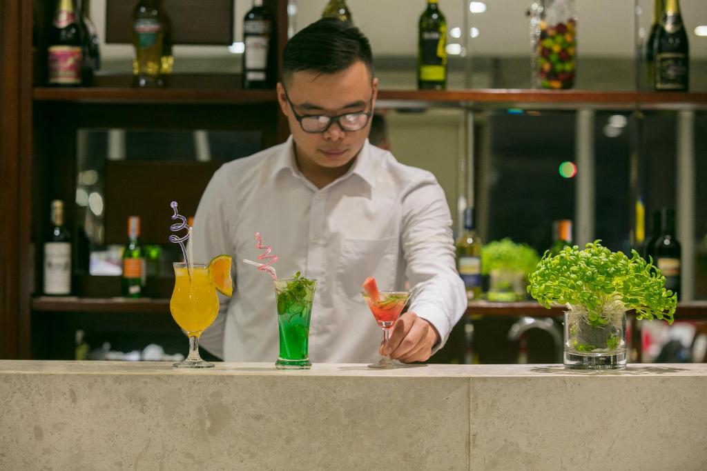 Nápoje v ubytování Hanoi Emotion Hotel