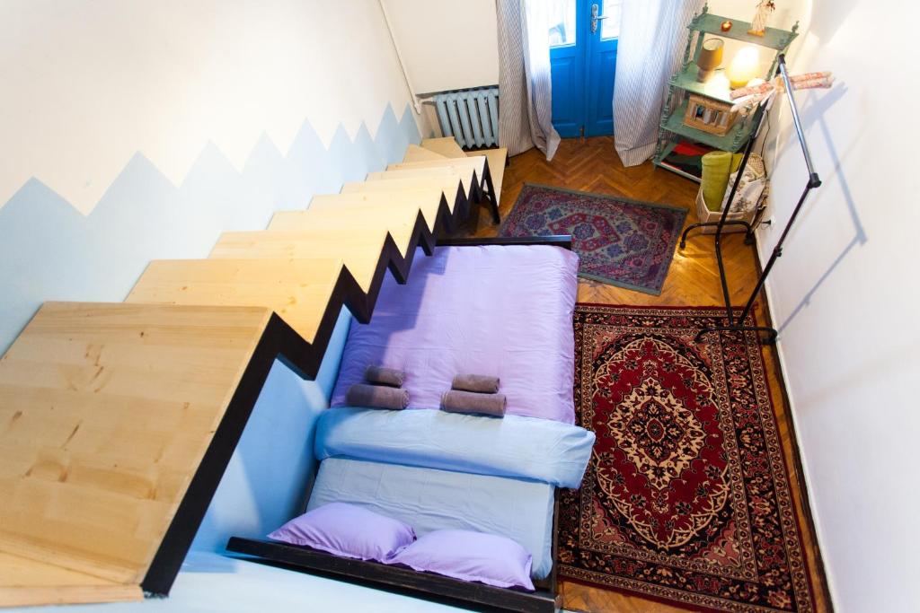 Postel nebo postele na pokoji v ubytování Namaste Hostel