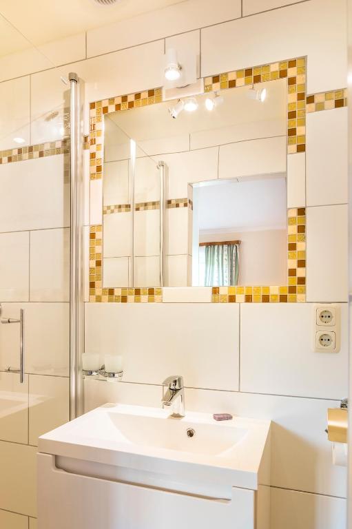 Koupelna v ubytování Wohlfühlbauernhof Bambichlhof