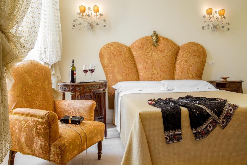 Posezení v ubytování Roma Central Guest House