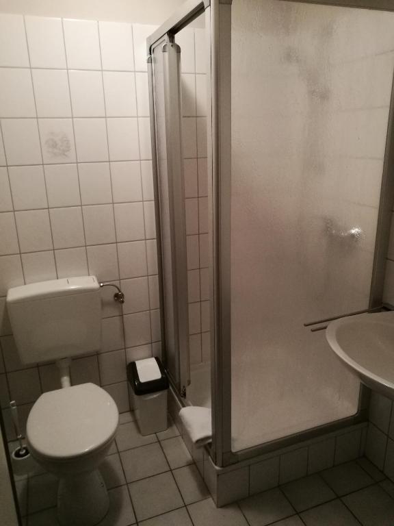 Koupelna v ubytování Zur Schanze Holtgast-Apen