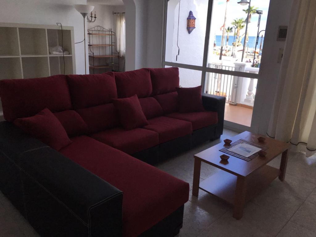A seating area at Casa playa el Torreon