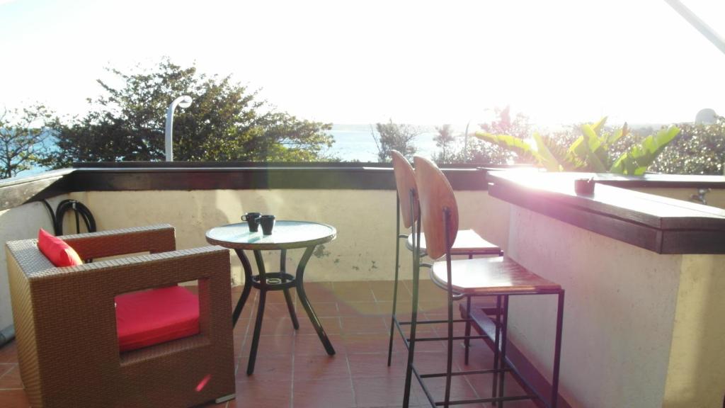 Balkón nebo terasa v ubytování 小島旅店Island Inn