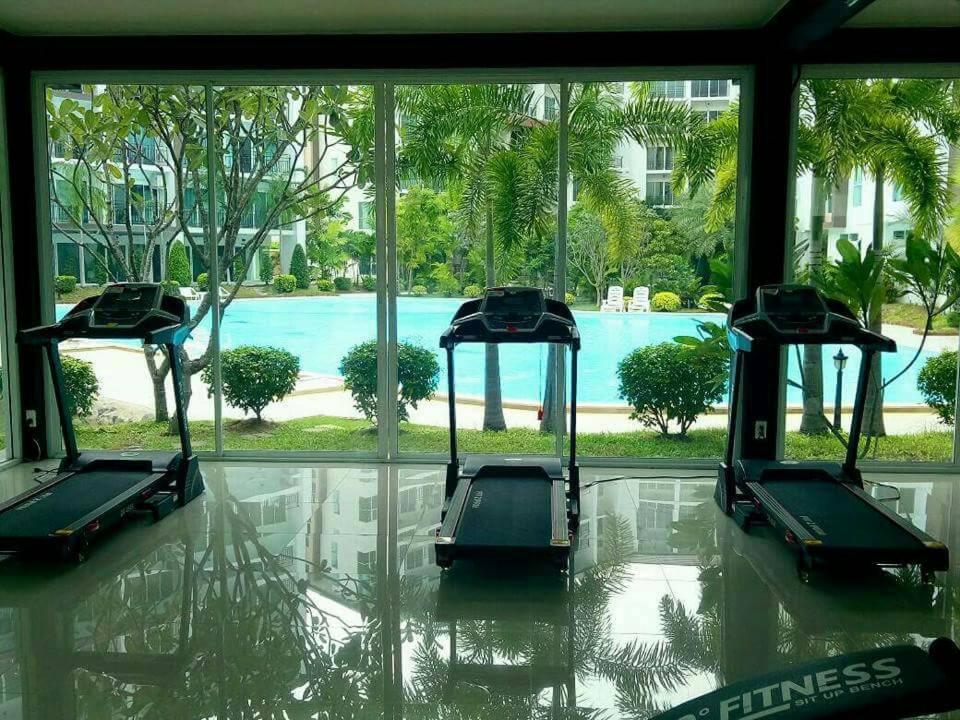 Fitness centrum a/nebo fitness zařízení v ubytování AD Resort Huahin Chaam