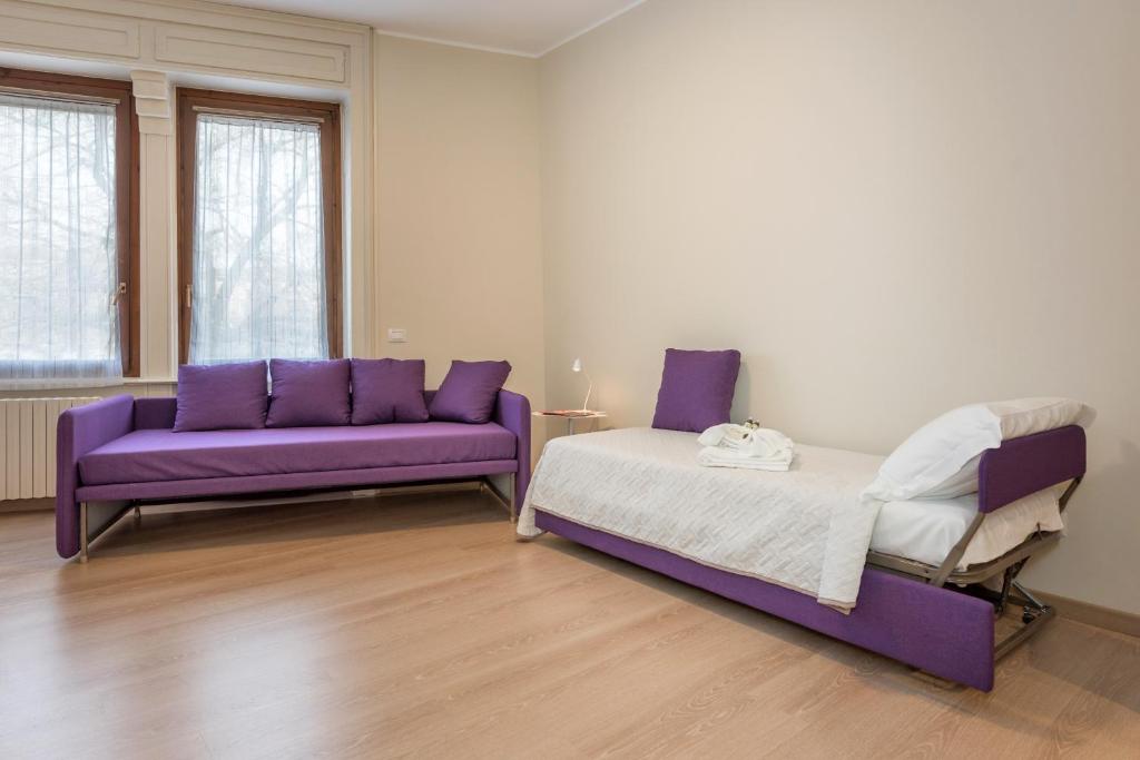 Łóżko lub łóżka w pokoju w obiekcie RUBELE40
