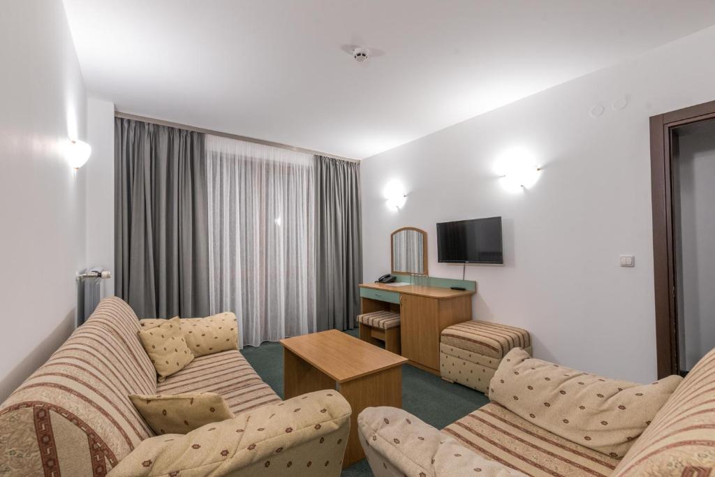 TV a/nebo společenská místnost v ubytování Hotel Iceberg Bansko