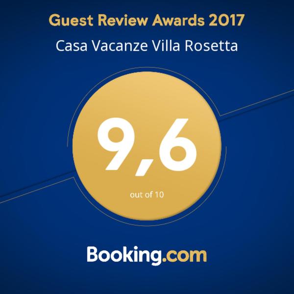 Casa Vacanze Villa Rosetta tanúsítványa, márkajelzése vagy díja