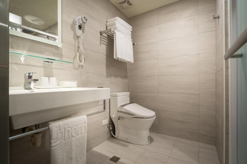 Koupelna v ubytování 碩城文旅 SC Hotel