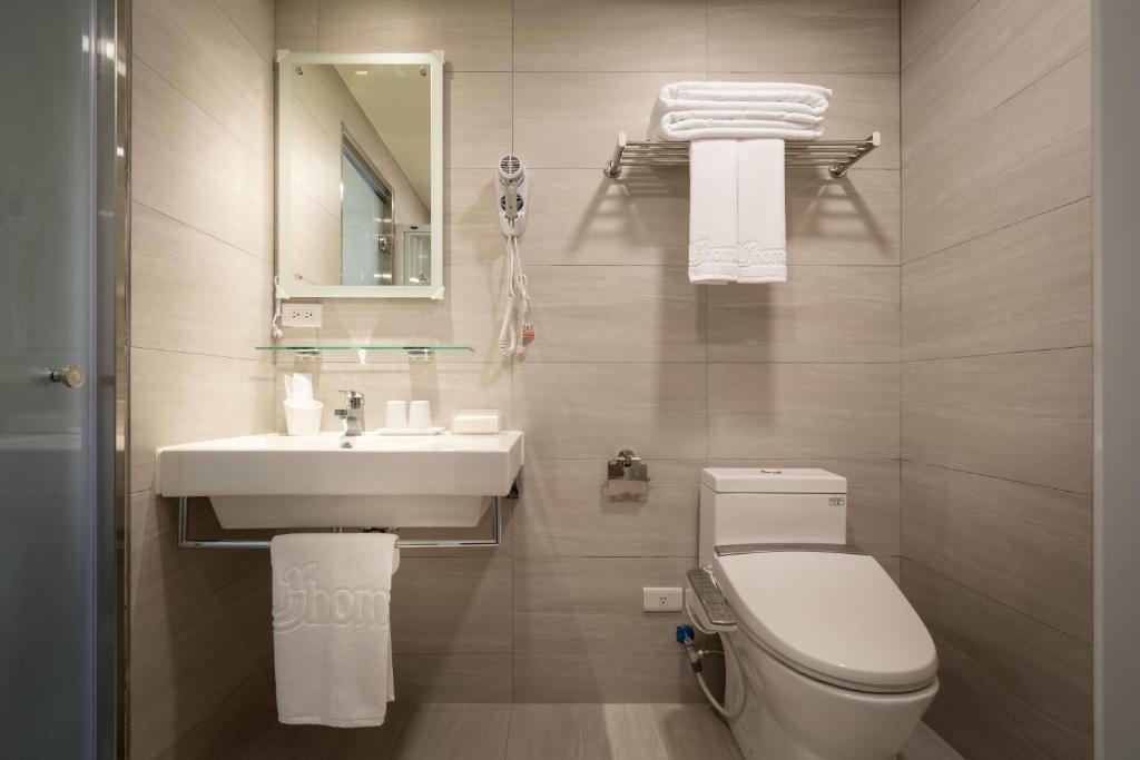Koupelna v ubytování 碩城文旅 SC Hotel