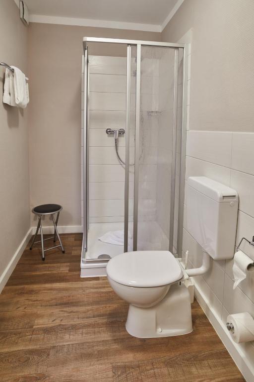 Koupelna v ubytování Hotel Zur Traube