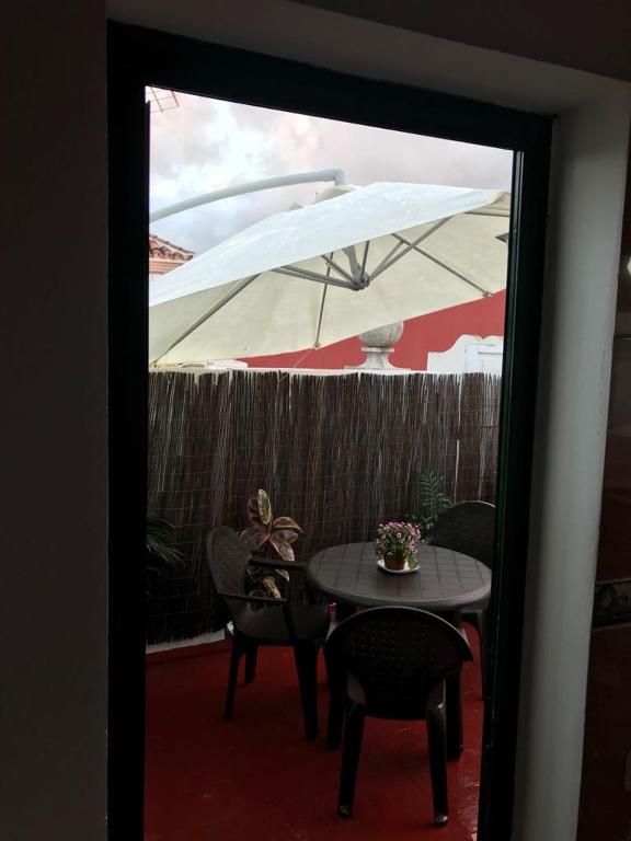 A patio or other outdoor area at Apartamentos La Concepción
