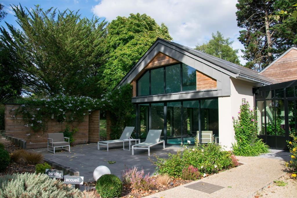 Zahrada ubytování Manoir des Eperviers