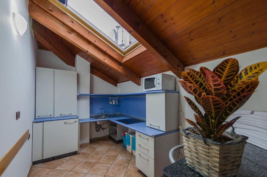 Kuchyň nebo kuchyňský kout v ubytování Residenza Adelaide
