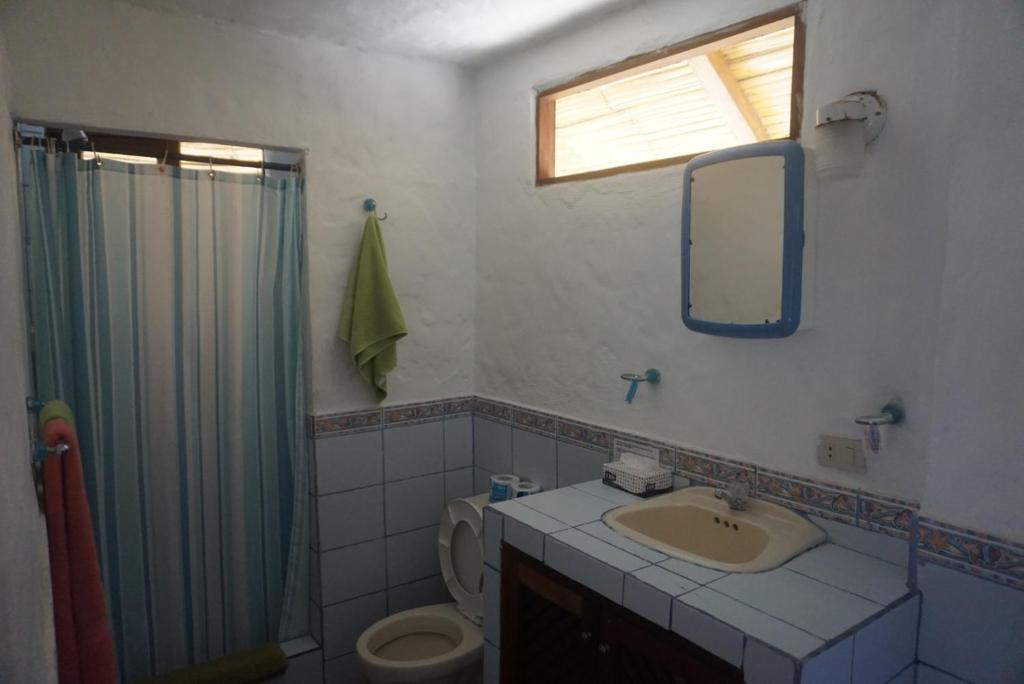 Koupelna v ubytování Hosteria Tsafiki