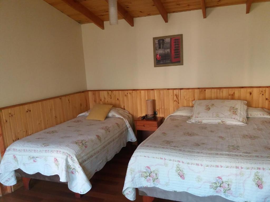 Voodi või voodid majutusasutuse Hostal Balmaceda La Serena toas