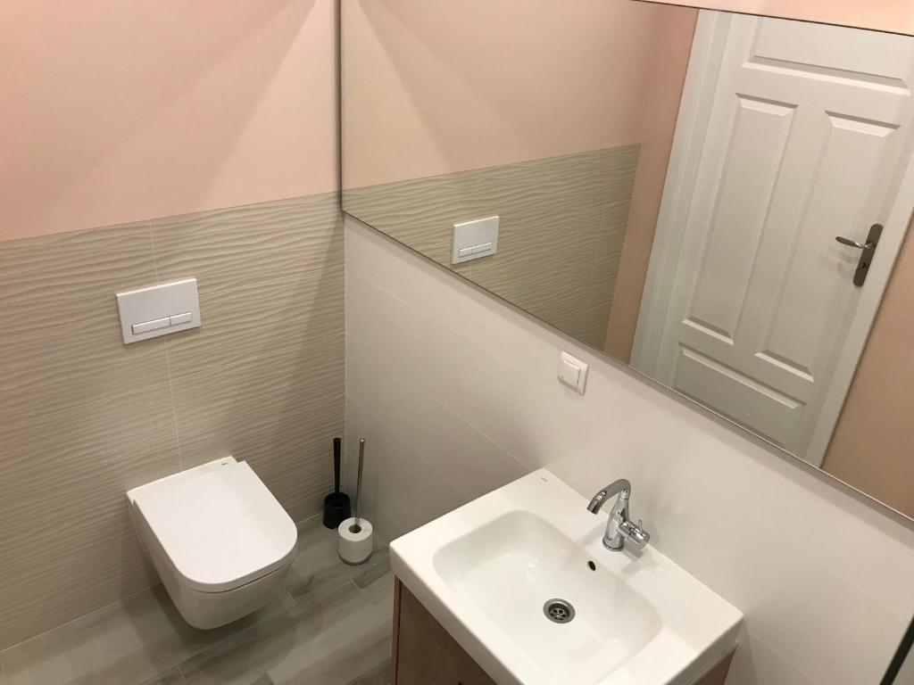 Kúpeľňa v ubytovaní Apartament Weyssenhoffa 9