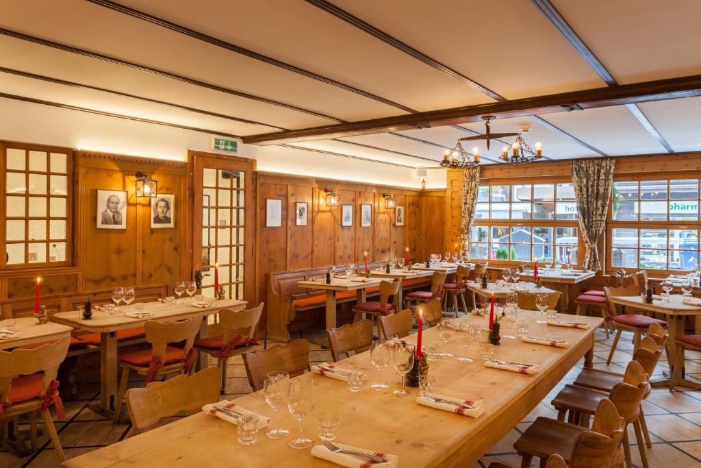 Restaurace v ubytování Hotel Walliserhof Zermatt