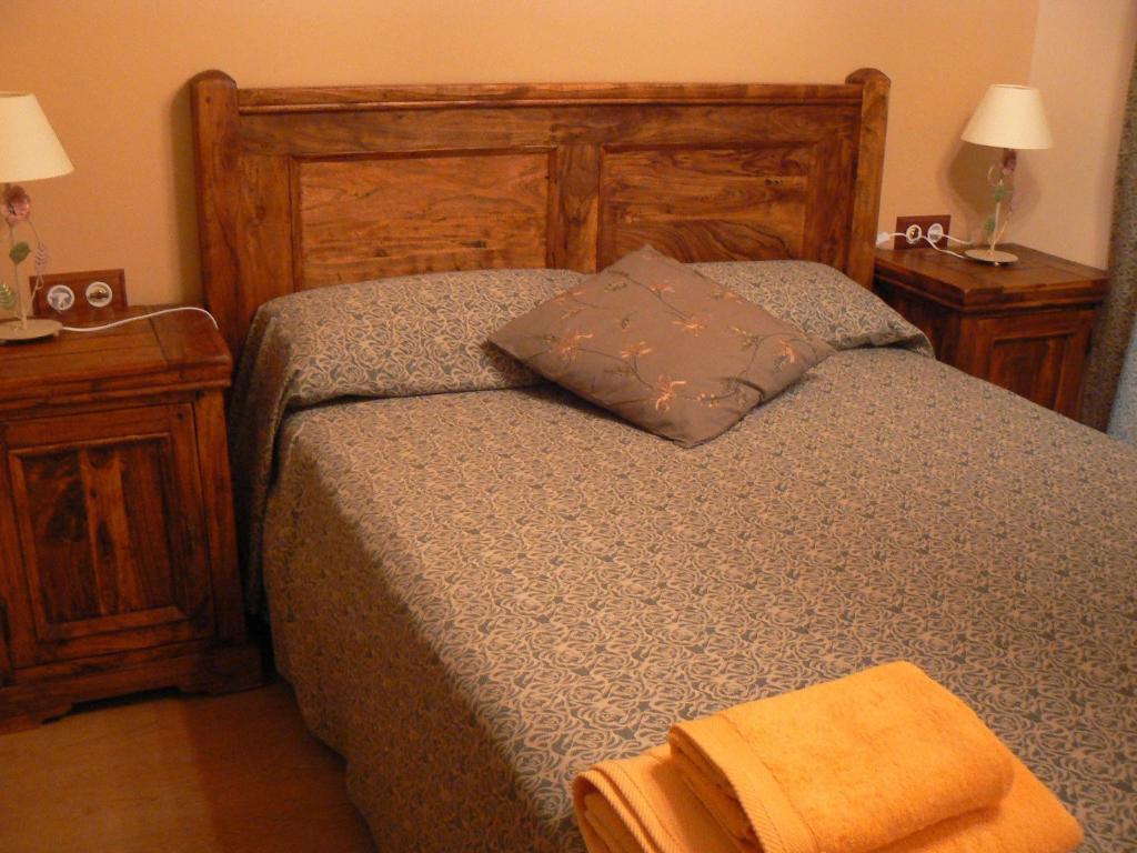 Postel nebo postele na pokoji v ubytování Gauach
