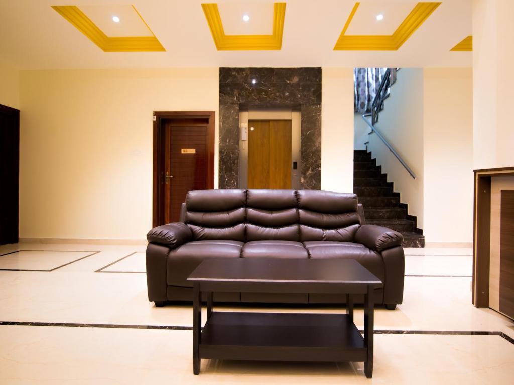 Posezení v ubytování Iris Comfort Inn