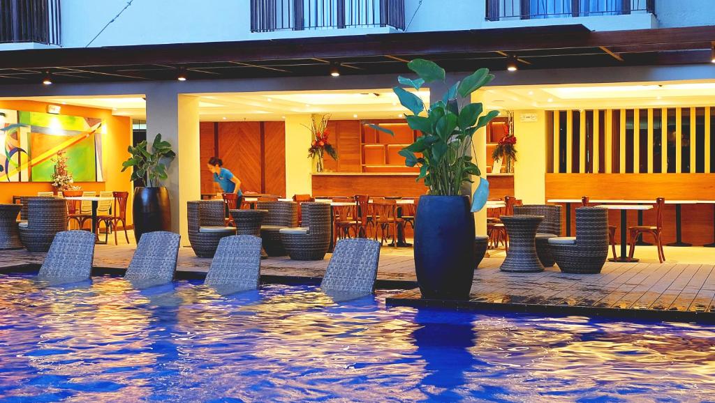 Bazén v ubytování Altabriza Resort Boracay nebo v jeho okolí