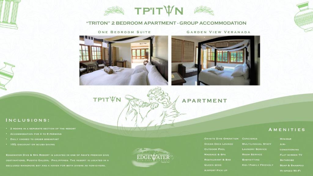 Edgewater Dive & Spa Resort - Triton-两卧室公寓