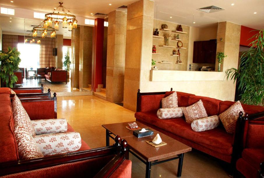 Posezení v ubytování Philae Hotel Aswan