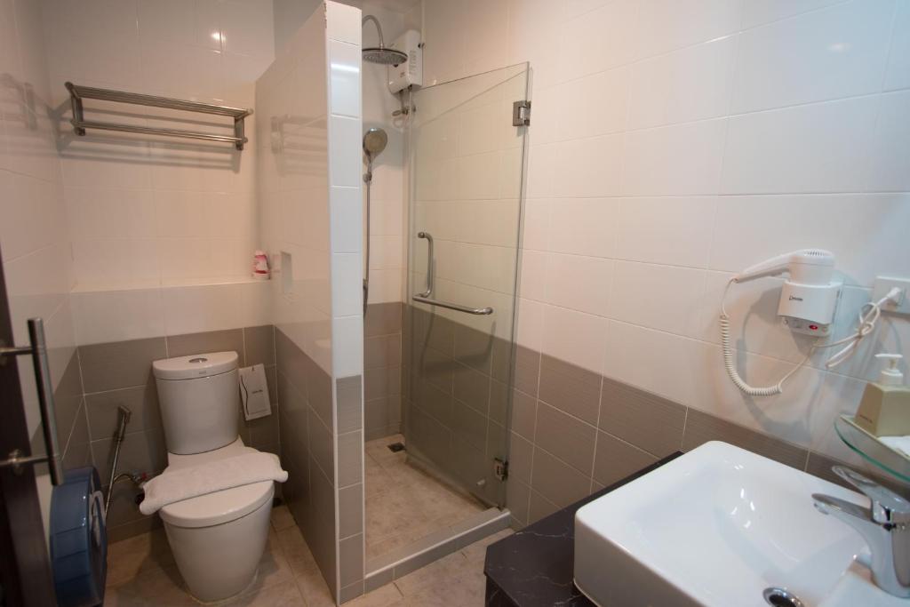 Koupelna v ubytování La Villa Boutique hotel