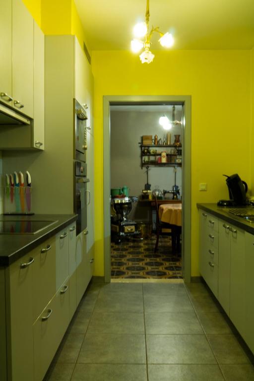 Kuchyň nebo kuchyňský kout v ubytování 't Gillebroek
