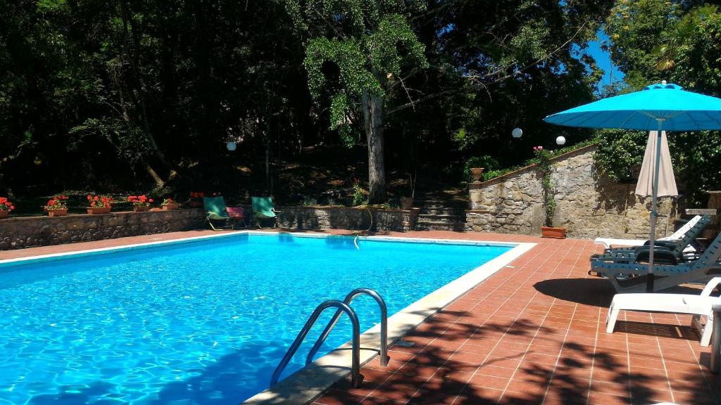 Swimmingpoolen hos eller tæt på Villa La Nussa