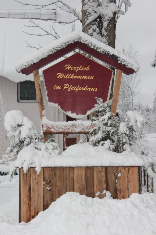 Waldpension Pfeiferhaus v zimě