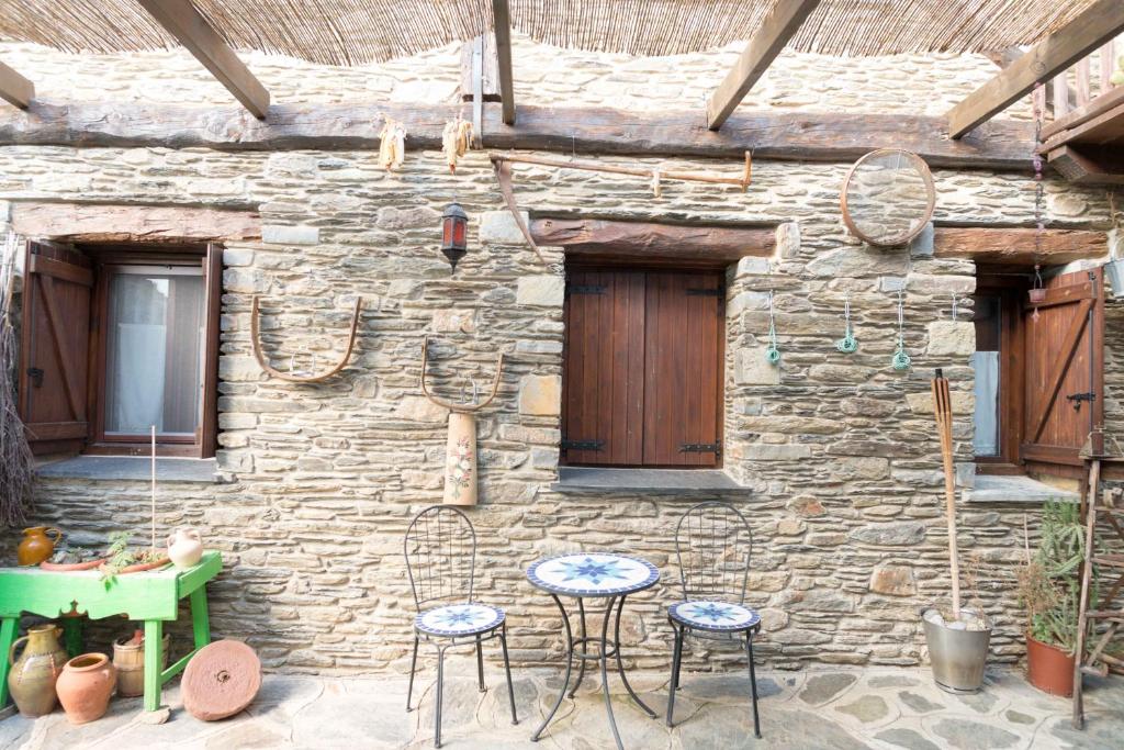 Patio alebo iná vonkajšia časť ubytovania La Llar-Lo Paller del Coc