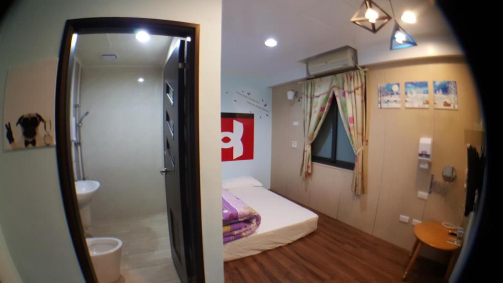 Koupelna v ubytování 龍園旅館Long Yuan Hotel