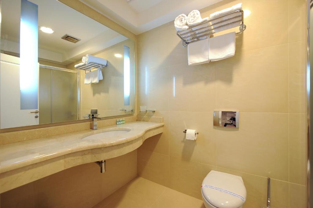 Koupelna v ubytování Hotel 1000 Ruza