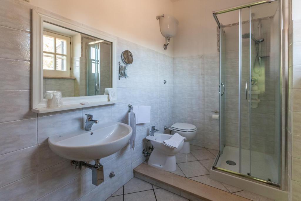 Koupelna v ubytování Hotel Villa dei Butteri - Aprilia