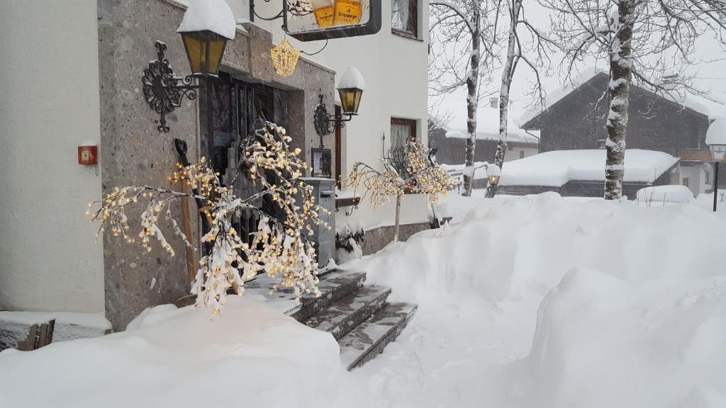 Hotel Gasthof Gaistal v zimě